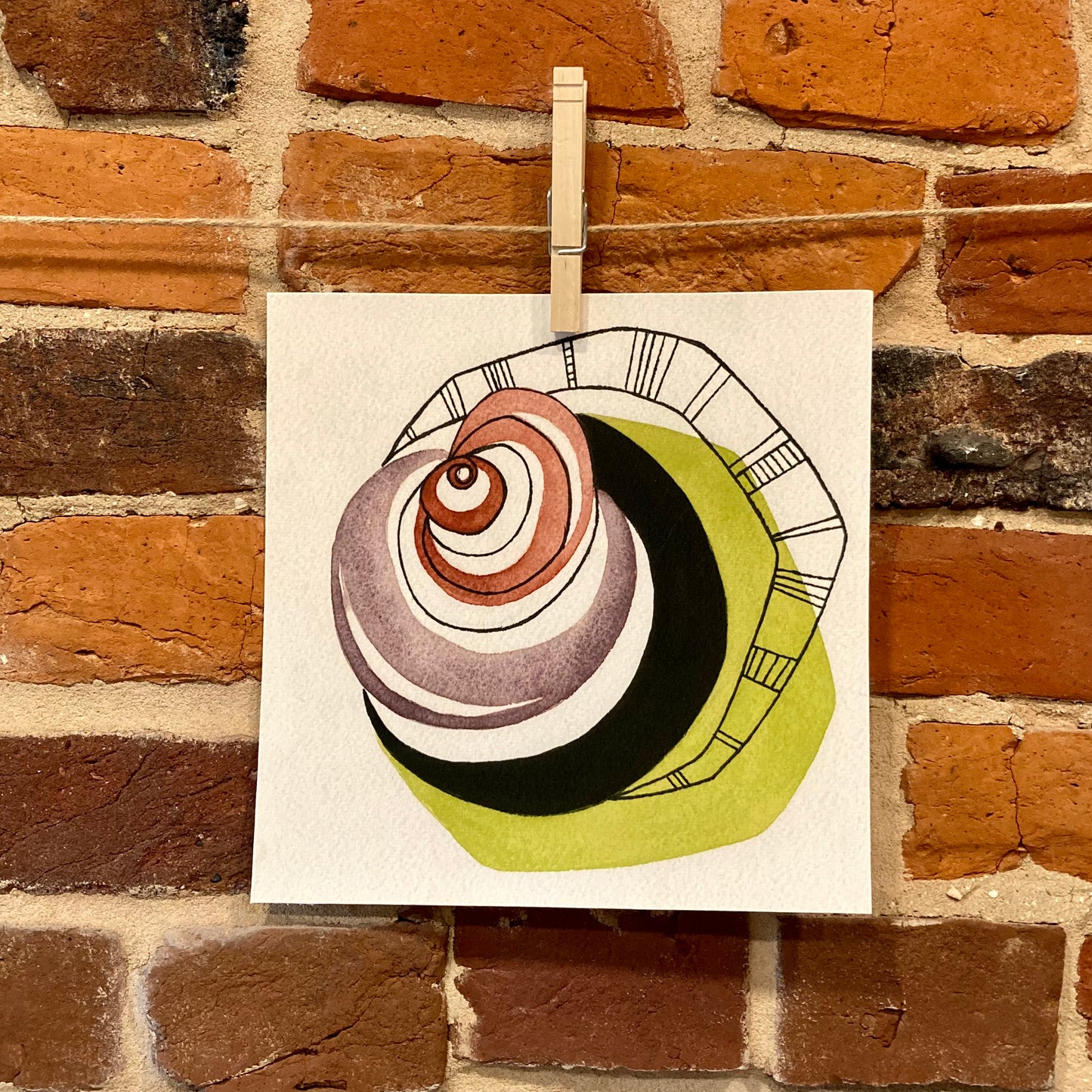 abstract iv print