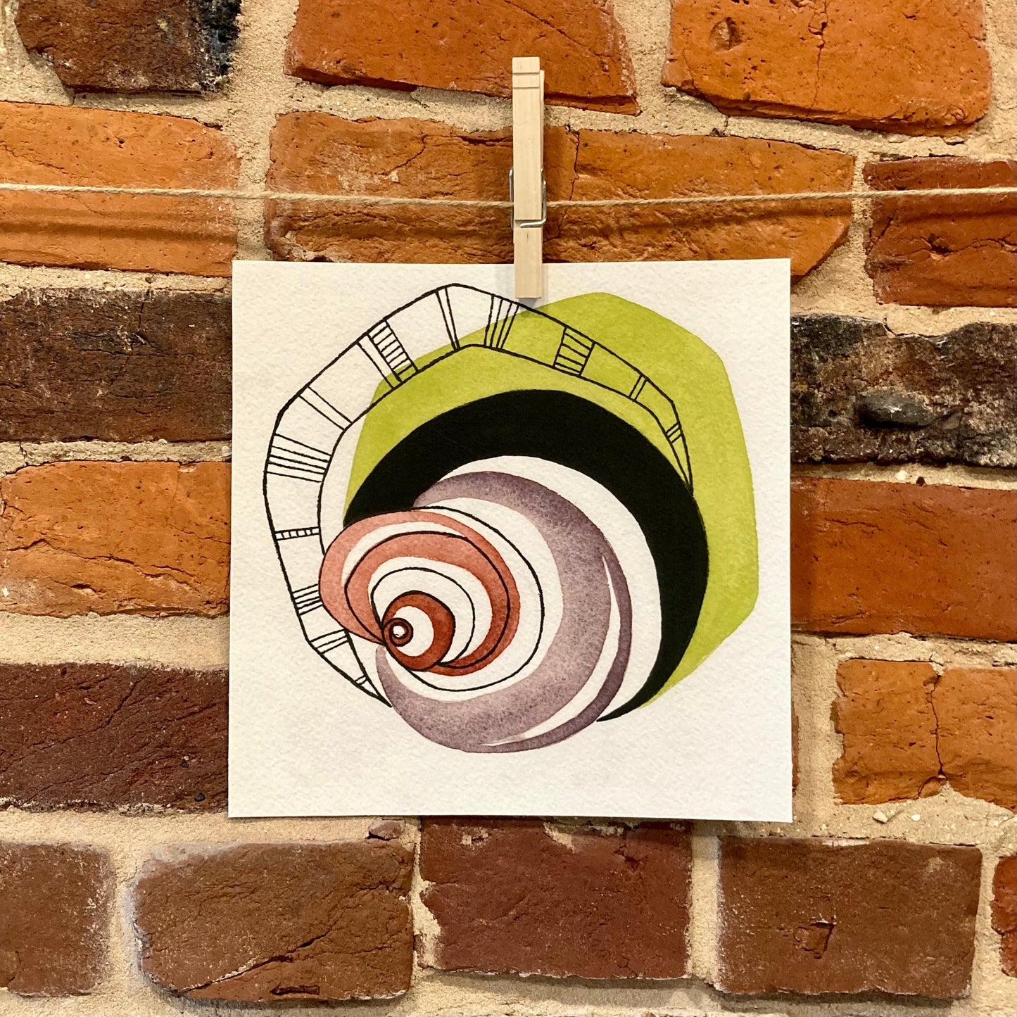 abstract iv print