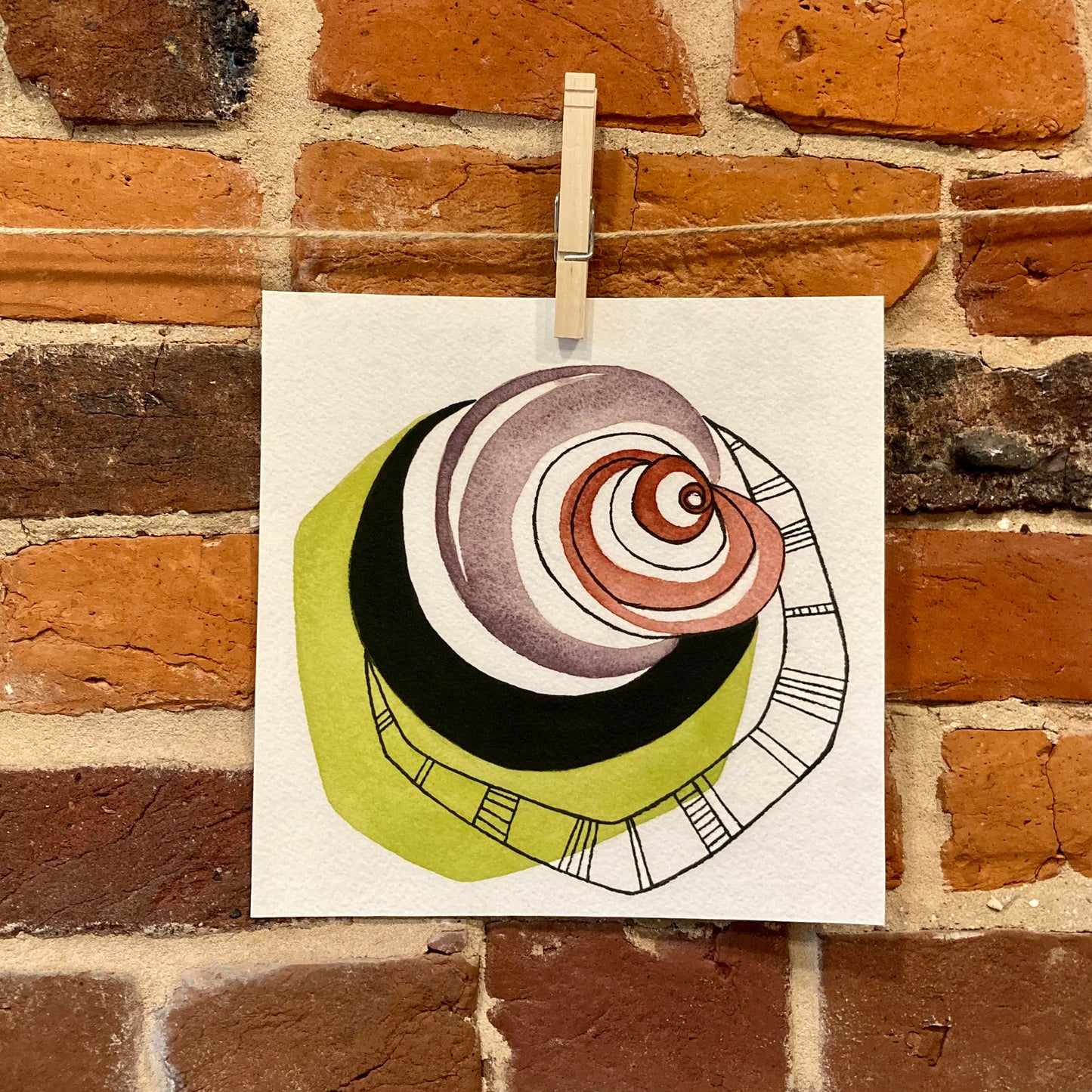 abstract iv print