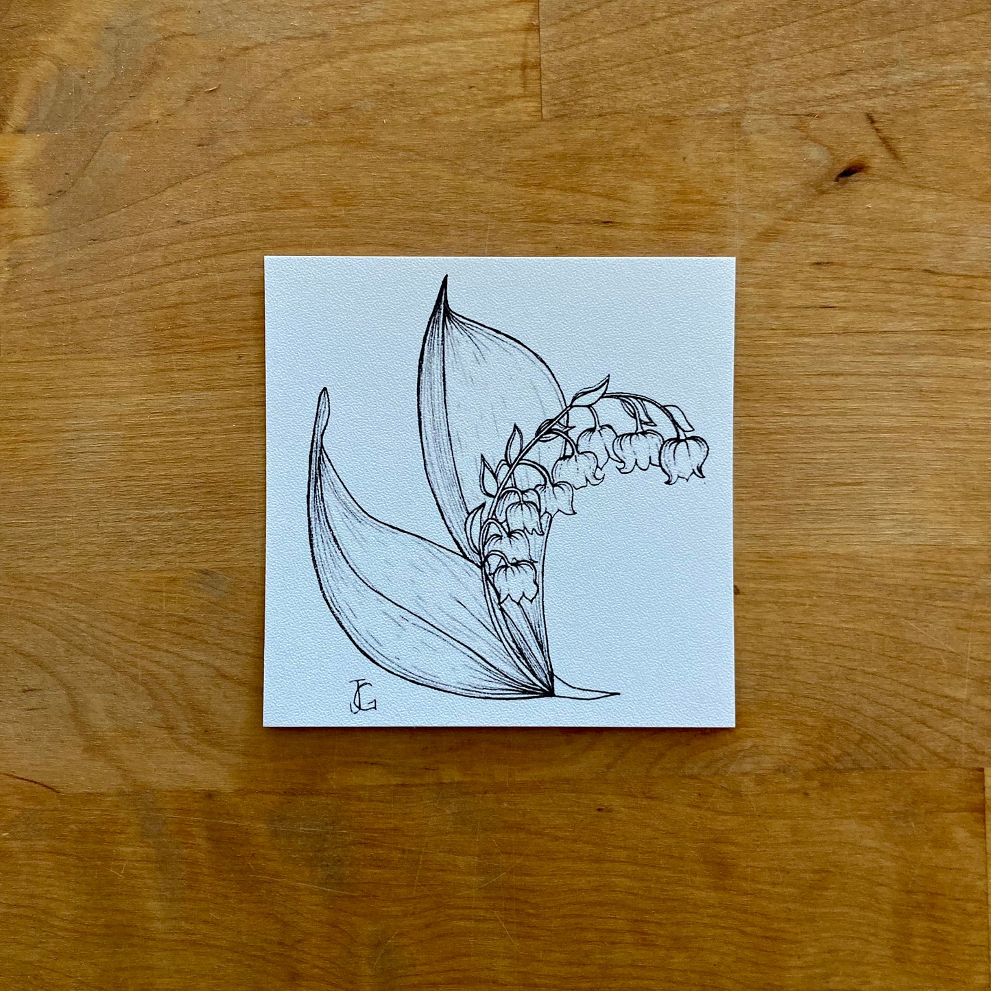 4" x 4" birth month flower prints