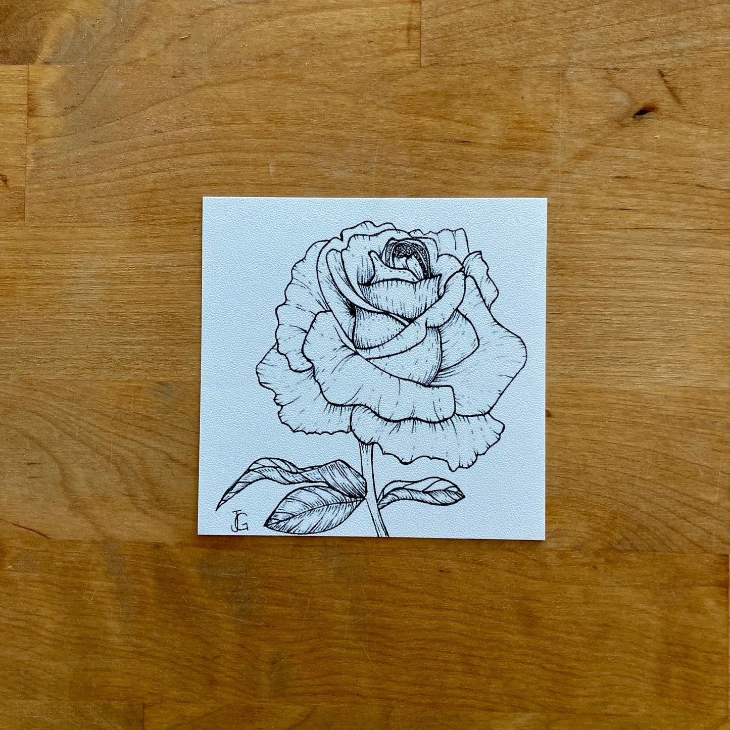 4" x 4" birth month flower prints
